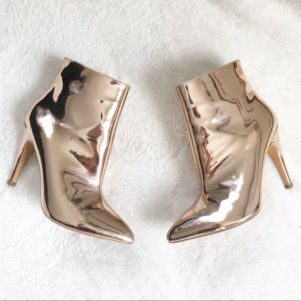 🌹Express Rose Gold Booties - Picture 2 of 8